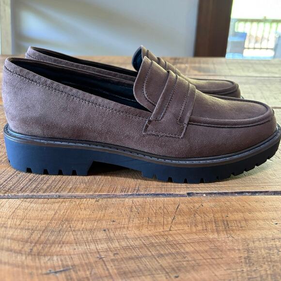 Indigo‎ Rd Womens Brown Loafer Slip On Faux Suede Shoes Size 8M - Picture 4 of 9